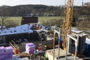 Panorama Terrassen: Februar 2019: Kellerbau