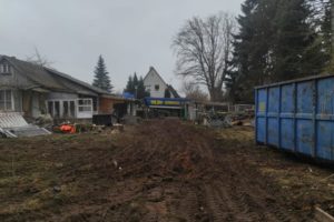 Eichen Terrassen - Januar 2022: Bauplatzvorbereitung