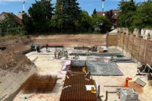 Pegnitz Gärten - Juni 2022: Rohbauarbeiten sind am laufen