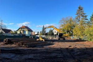 Eichen Terrassen - Oktober 2022: Erdarbeiten haben begonnen