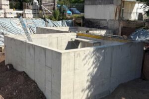Buchengärten Juni 2025 - Parksystem fertig Betoniert
