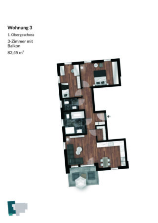 Schwarzach Terrassen - Wohnung 3