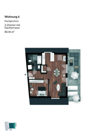 Schwarzach Terrassen - Wohnung 6