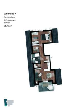 Schwarzach Terrassen - Wohnung 7